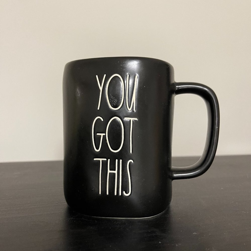 Rae Dunn black "You Got This" Mug